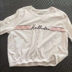 Hollister crop long sleeve tshirt